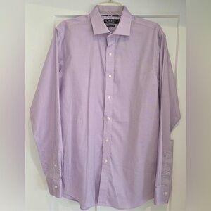 Lauren Ralph Lauren slim fit stretch, non iron button down shirt size 16.5 36/37